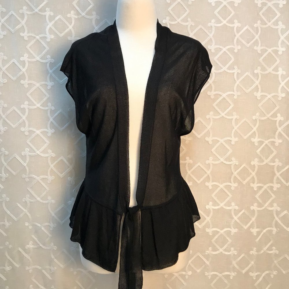 WHBM Sheer Shrug with Ties